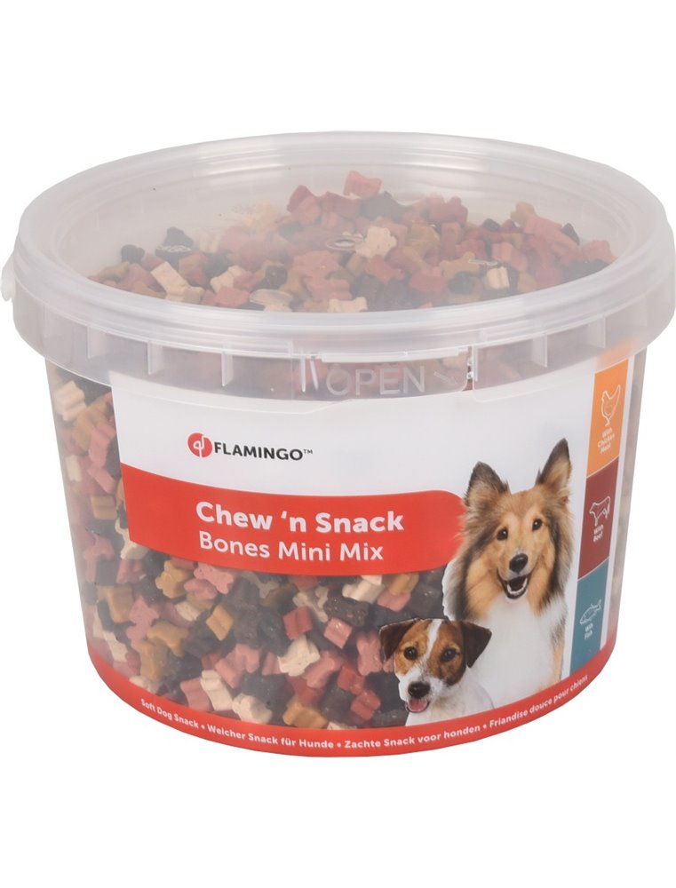Chew'n snack mini bones mix 1,8kg