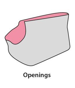 Draagtas liz 49x25x24cm