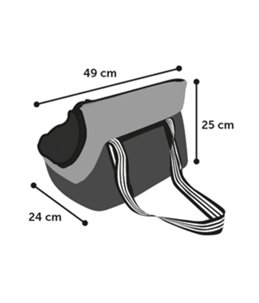 Draagtas liz 49x25x24cm