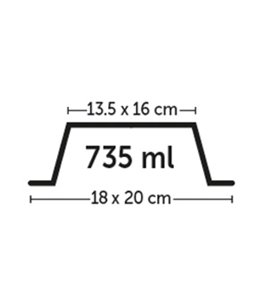 Eetpot nr. 2 leno classic-735ml
