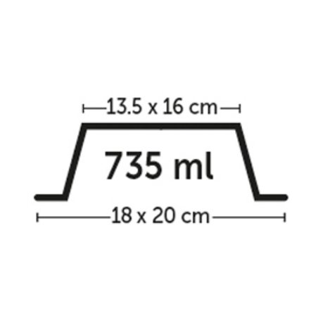Eetpot nr. 2 leno classic-735ml 