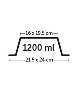 Eetpot nr. 3 leno classic-1200ml