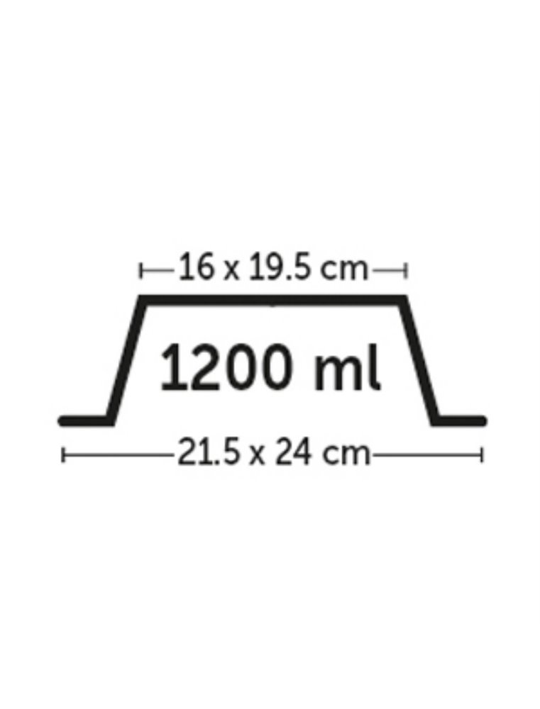 Eetpot nr. 3 leno classic-1200ml