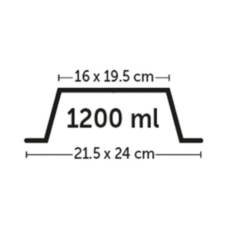 Eetpot nr. 3 leno classic-1200ml 