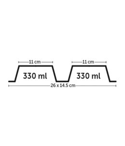 Eetpot duplex leno classic-2x330ml