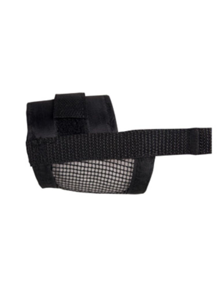 Muilband zacht s/m 37-65cm neusomtrek 23-28cm zwart