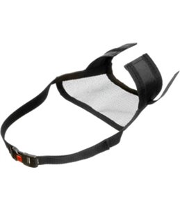 Muilband zacht s/m 37-65cm neusomtrek 23-28cm zwart