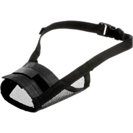Muilband zacht m 40-67cm neusomtrek 24-30cm zwart