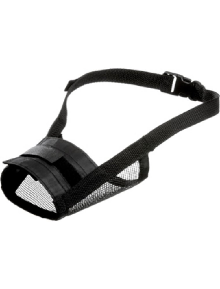 Muilband zacht l/xl 53-83cm neusomtrek 28-35cm zwart