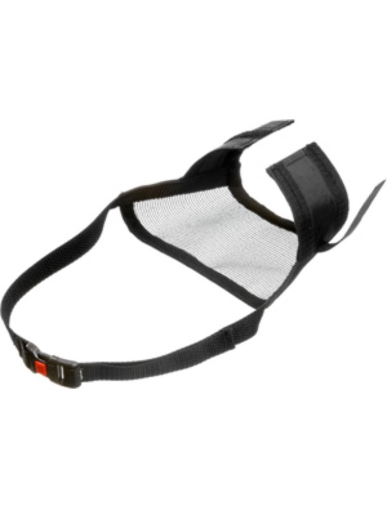 Muilband zacht l/xl 53-83cm neusomtrek 28-35cm zwart