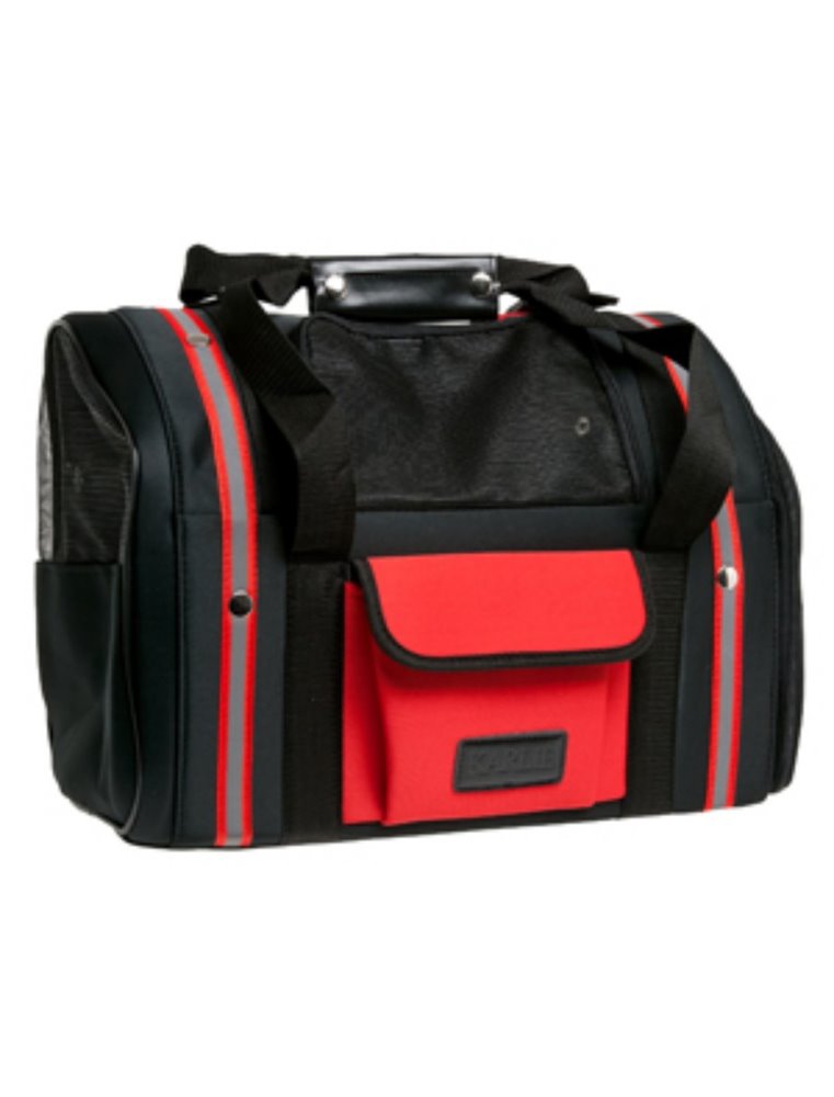 Draagtas smart bag zwart/rood