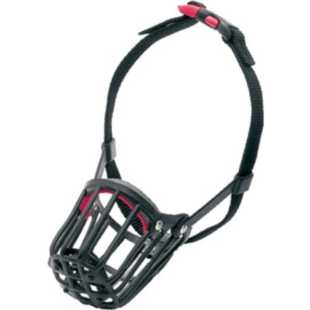 Muilkorf plast xs 21cm 25-38cm zwart