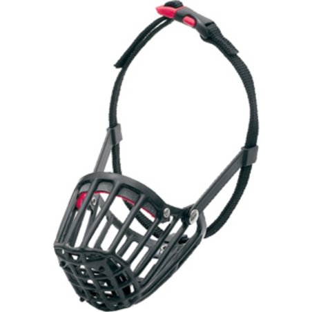 Muilkorf plast s/m 27cm 28-47cm zwart