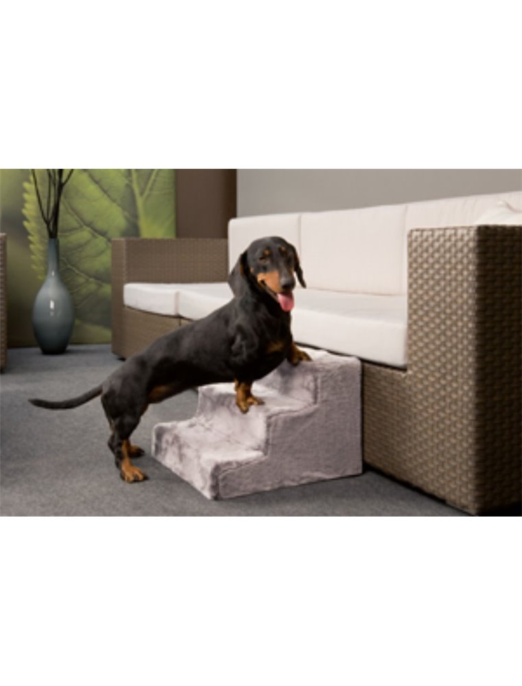 Easy step hondentrap grijs 41x43x30cm