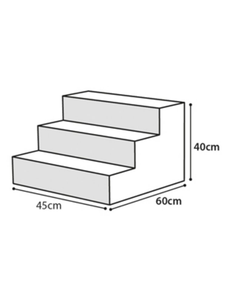 Easy step hondentrap beige 45x60x40cm