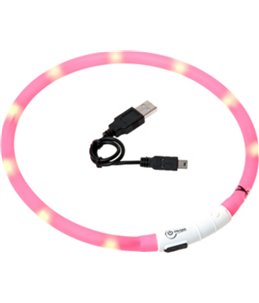 Visio light led halsband roze 70cm