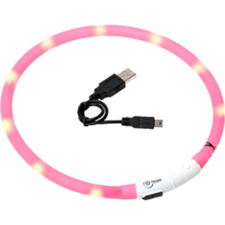 Visio light led halsband roze 70cm