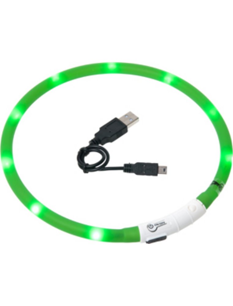 Visio light led halsband groen 70cm