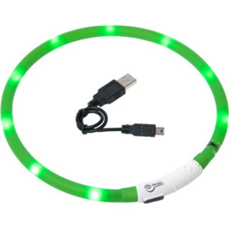 Visio light led halsband groen 70cm