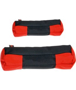 Snack dummy 14x5cm zwart/rood