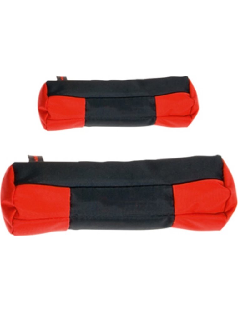 Snack dummy 14x5cm zwart/rood