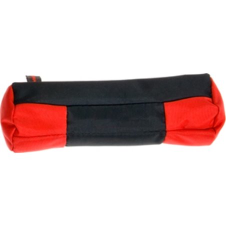 Snack dummy 22x7 cm zwart/rood 