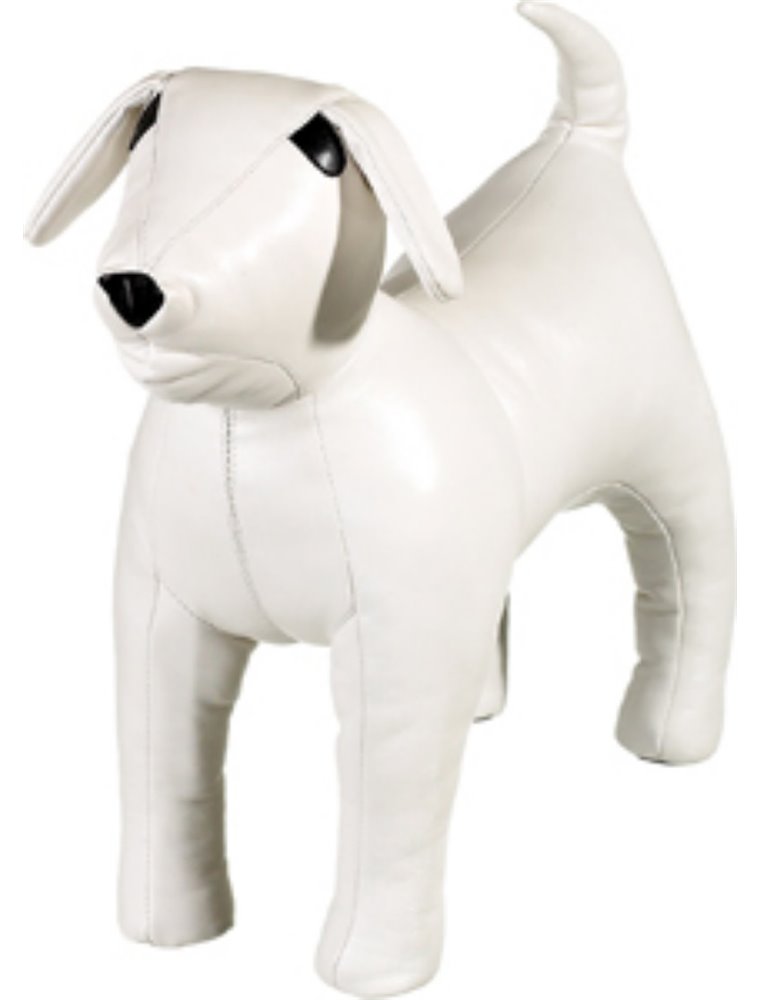 Display hond wit l - 45cm