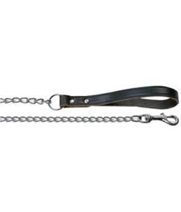 Kettinglijn zwart 100cm 3mm 