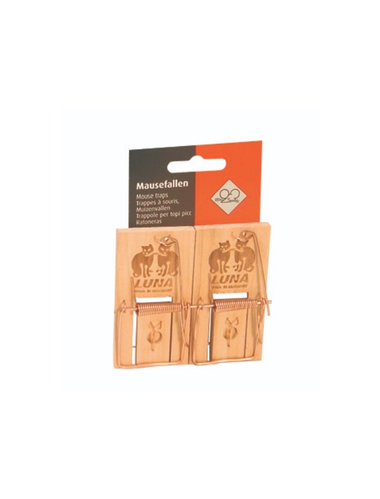 MUIZENVAL HOUT LUNA OP KAART 2ST