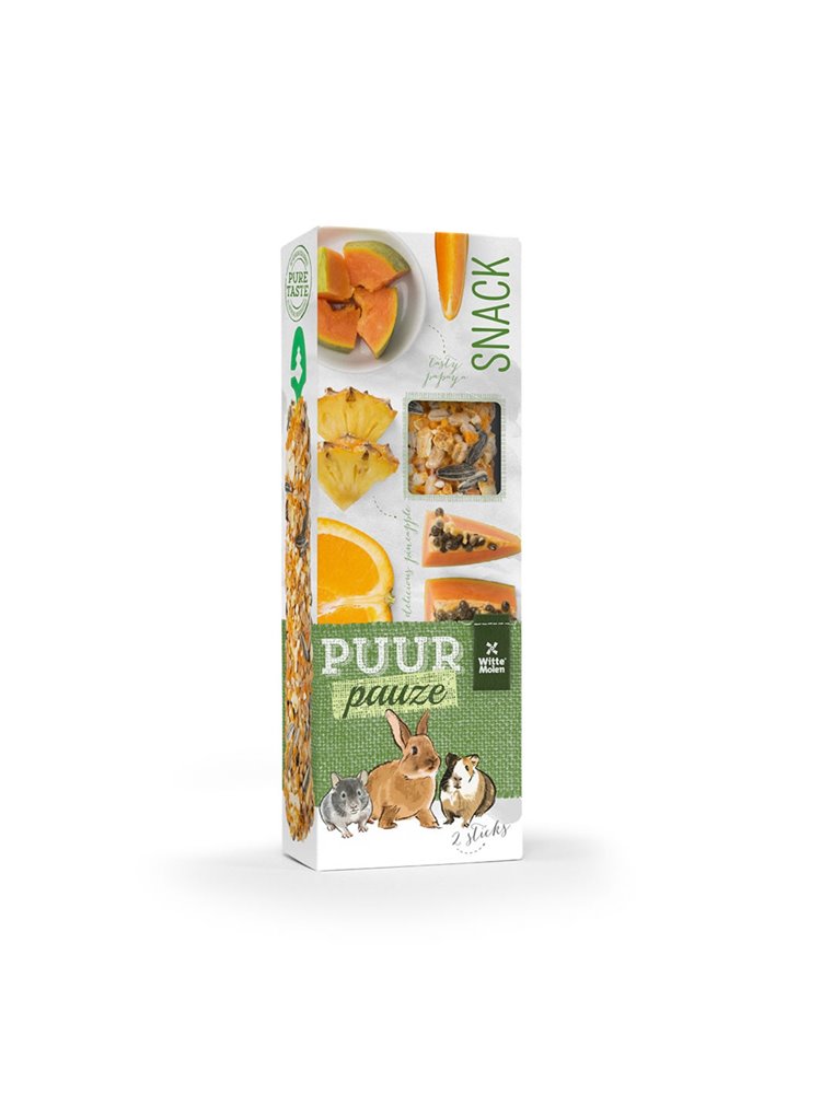 PUUR Pauze Knaagsticks Exotisch Fruit