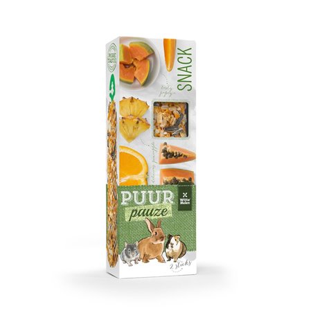 Puur pauze knaagsticks exotisch fruit