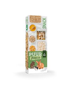 Puur pauze knaagsticks gepofte granen