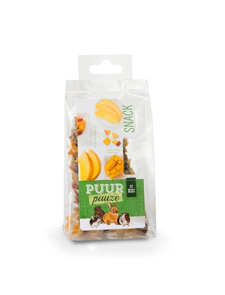 PUUR Pauze Knabbelhoutjes Mango