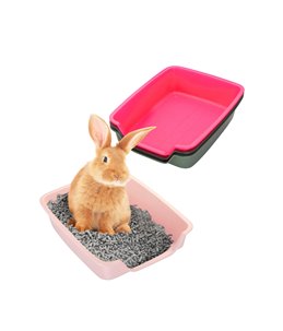 Hoektoilet Voor Knaagdieren met Instap