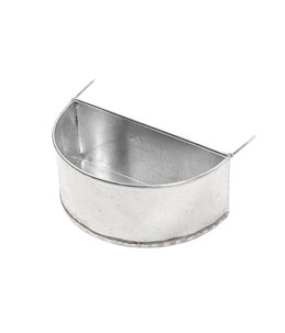 Konijneneetbak half rond metaal