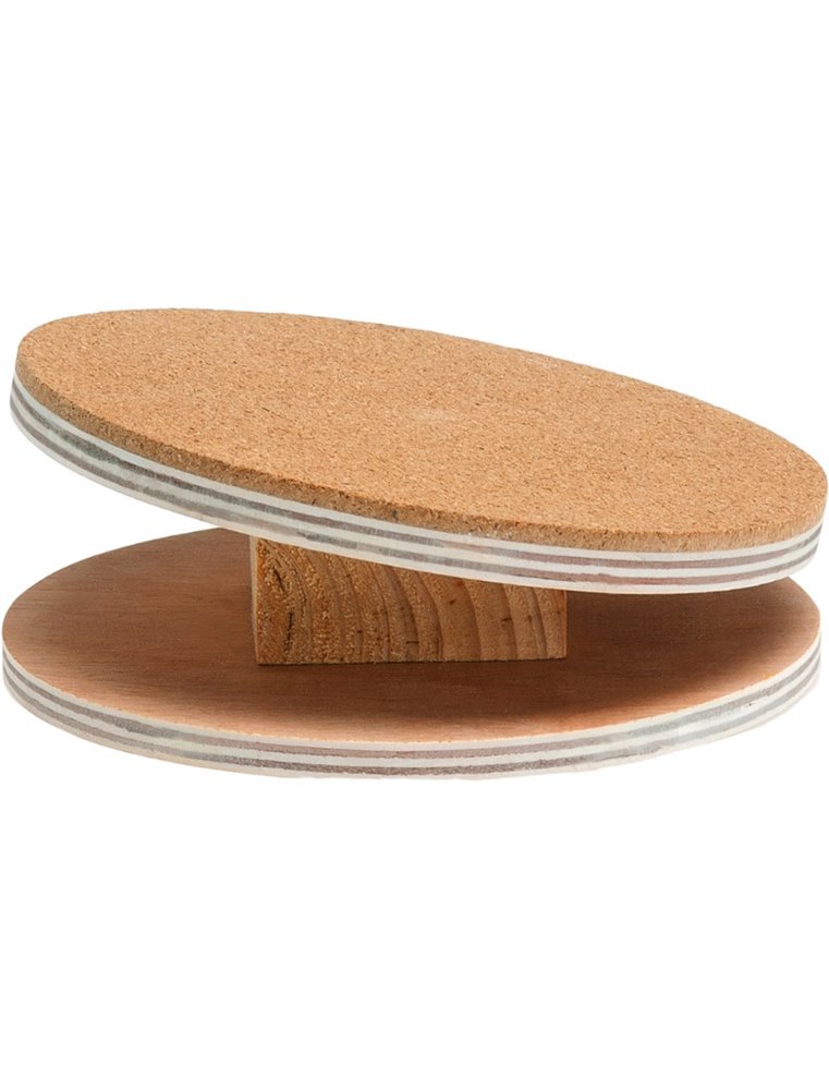 Bogie disc houten loopsch+kurk 16cm