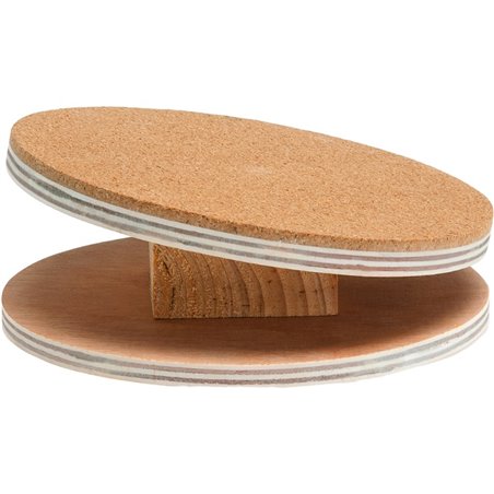 Bogie disc houten loopsch+kurk 16cm 