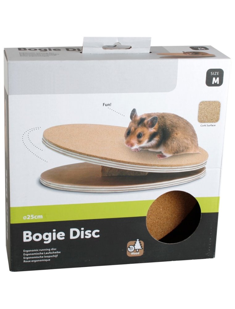 Bogie disc houten loopsch+kurk 25cm
