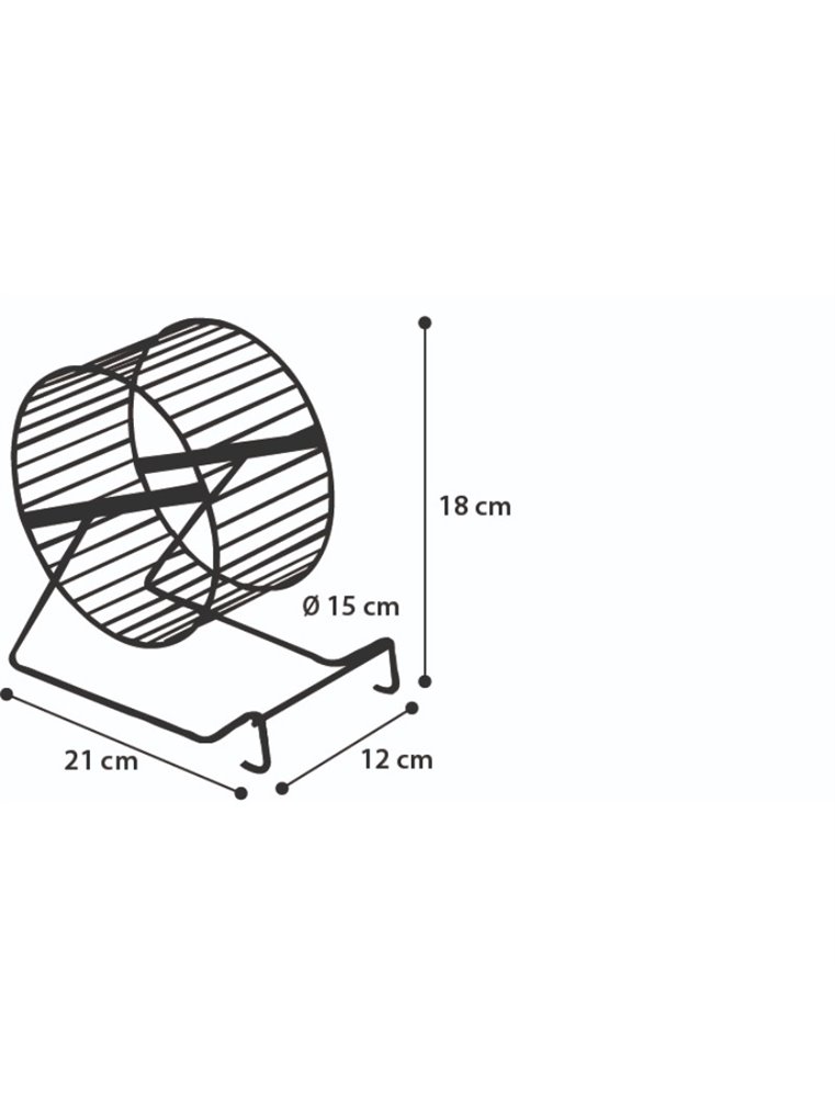 Hamstermolen metaal chroom