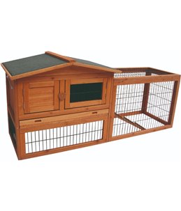 Konijnenhok met ren sunshine