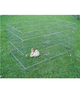 Konijnenbuitenren rechthoekig 