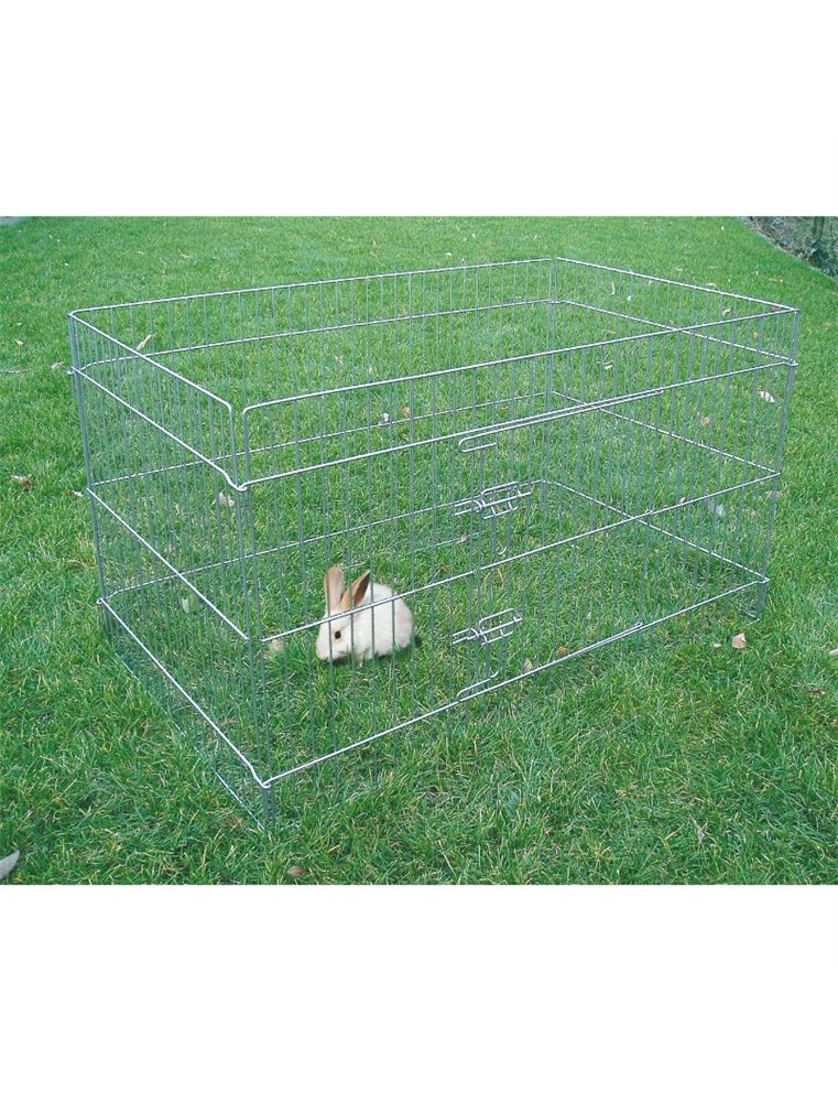 Konijnenbuitenren rechthoekig