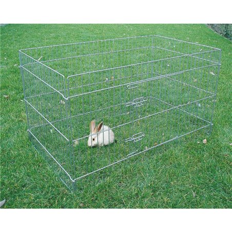 Konijnenbuitenren rechthoekig 
