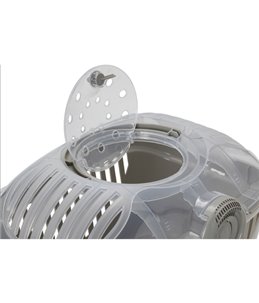 Transportbox knaagdier rambler roos-grijs l 29x39x25cm ass.