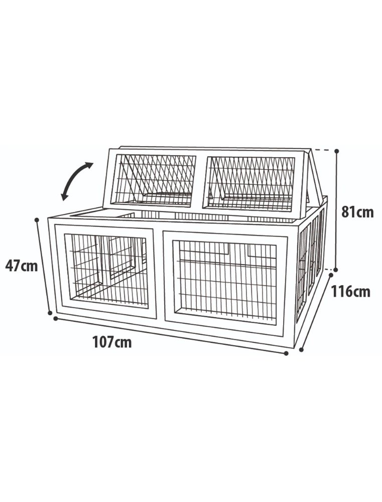 Konijnenren arena cottage