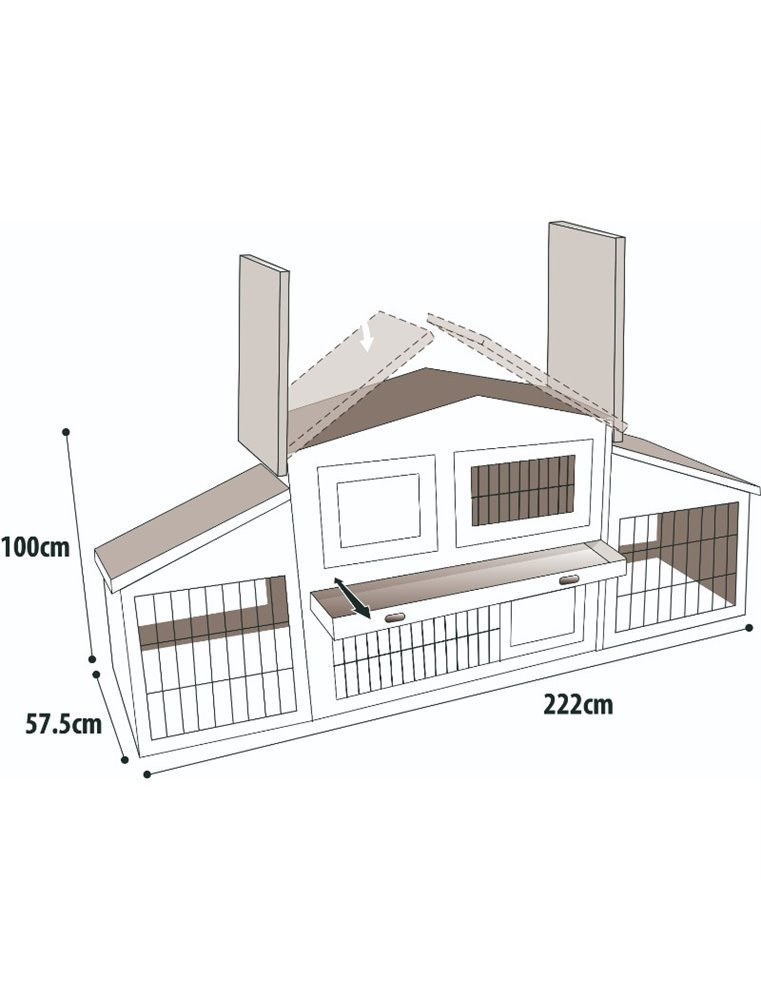 Konijnenhok villa - scandic