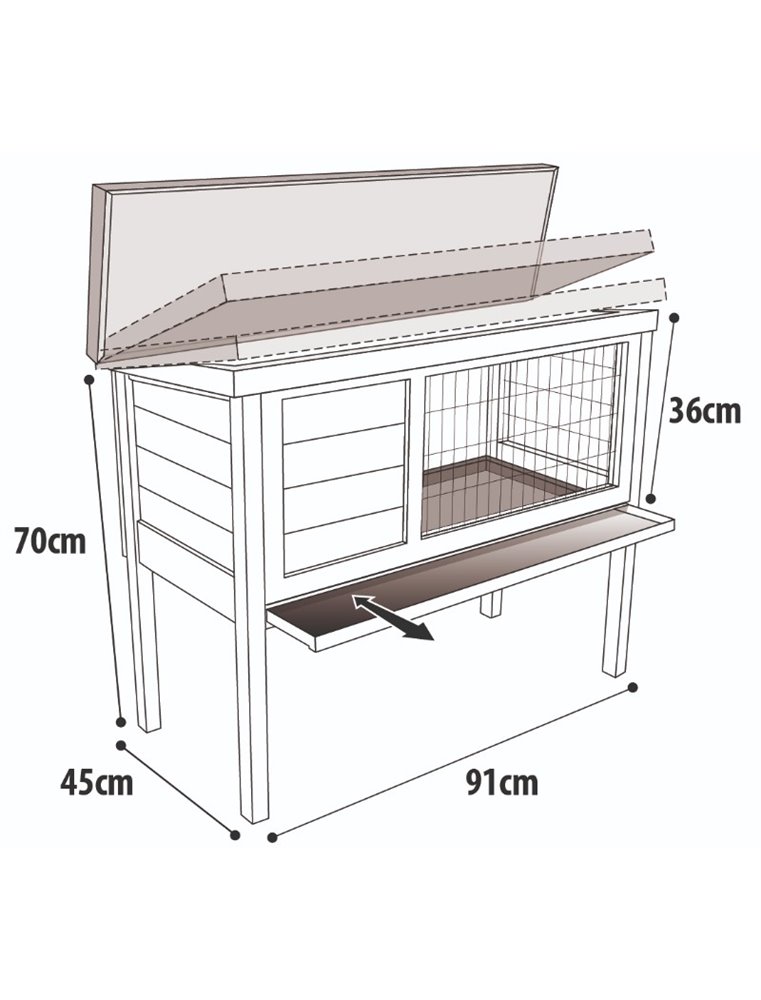 Konijnenhok bugs 90 - cottage
