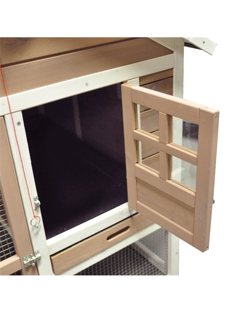 Konijnenhok flappy urban 105x103x111cm