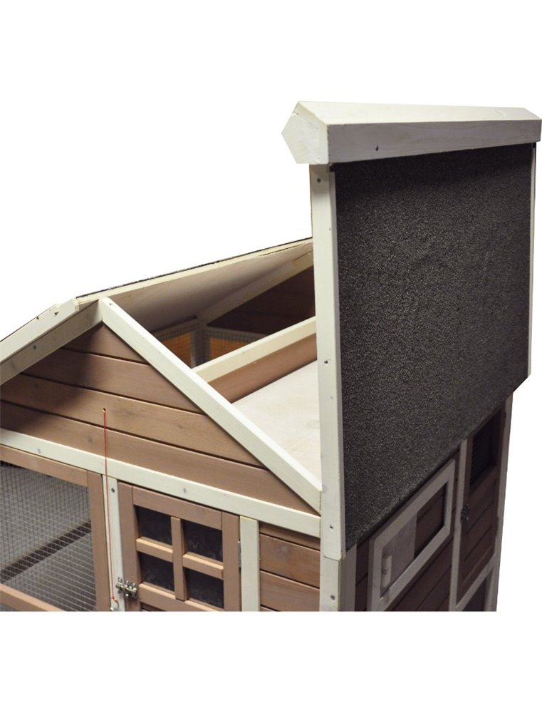 Konijnenhok flappy urban 105x103x111cm