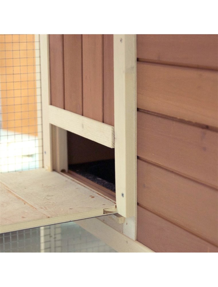 Konijnenhok flappy urban 105x103x111cm